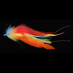 Acheter truite saumon steelhead pêche à la mouche streamer vole jaune d'eau salée avec crochet