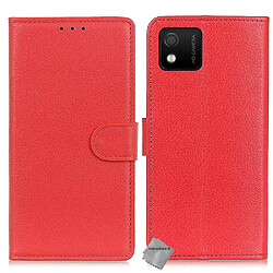 Htdmobiles Housse etui portefeuille avec coque intérieure en silicone pour Wiko Y52 + film ecran - ROUGE