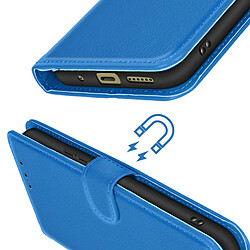 Acheter Avizar Étui pour Xiaomi Redmi 13 Clapet Portefeuille Languette Magnétique Bleu Clair