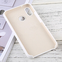 Avis Wewoo Coque Étui de protection en silicone liquide solide Dropproof pour Huawei P20 Lite blanc