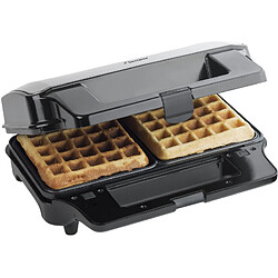 Croque-gaufre-gril 3en1 900w noir/inox - asg90xxl - BESTRON