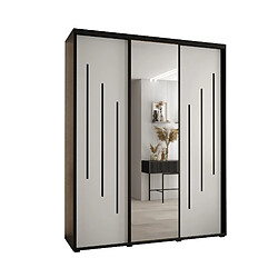 Abiks Meble Armoire DAVOS 9 À Portes Coulissantes 235,2/190/45 3 Portes