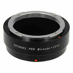 Fotodiox Miranda-FujiX-Pro Adaptateur Monture pour Miranda Objectif/Fujifilm X-Caméra Noir