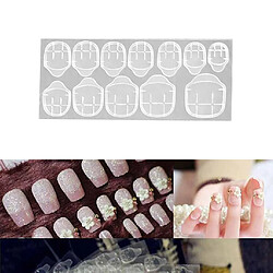 Avis Autocollant Adhésif Double Face Outil De Décoration D'art De Colle à Ongles Transparent 12 Pièces