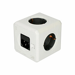 Adaptateur Prise Universelle de Voyage Allocacoc PowerCube Blanc