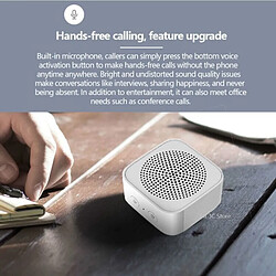 Universal Mini haut-parleur Bluetooth portable sans fil contrôlé par l'intelligence artificielle avec microphone haute définition