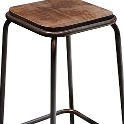 Acheter Antic Line Creations Tabouret de bar style écolier.