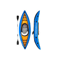 Kayak Gonflable Hydro Force Bestway Individual 275x81 cm avec Pagaie et Pompe de Gonflage