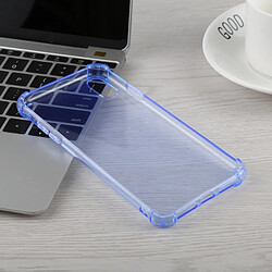 Avis Wewoo Coque TPU Transparent Dropproof 0.75mm pour iPhone XR (Bleu)