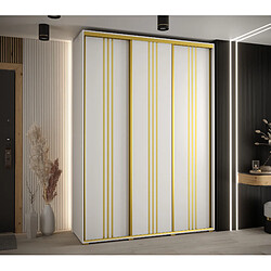 Abiks Meble Armoire DAVOS 6 À Portes Coulissantes 235,2/170/60 3 Portes