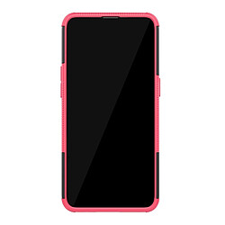 Avis Wewoo Coque Pour OPPO Realme 3 Pro Texture de pneu TPU antichoc + PC Housse de protection avec support rose