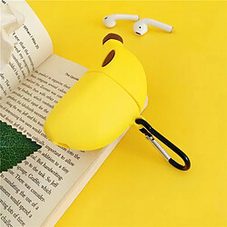 GUPBOO Airpods Coque Housse Étui Protecteur Compatible pour AirPods 3-Silicone banane tridimensionnel