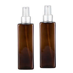 2x Pulvérisateurs Rechargeables De Pulvérisation De Pompe De Parfum De Bouteille 250ml De Pulvérisateur De Brown