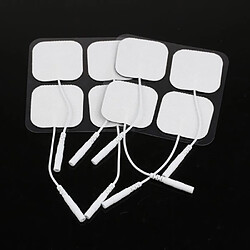 Onever 20pcs Tapis de rechange pour Masseurs Tens Unités Electrode Pads 4cmx4cm