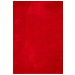 vidaXL Tapis HUARTE à poils courts doux et lavable rouge 140x200 cm