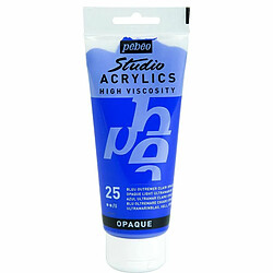 Pebeo Peinture acrylique opaque - Bleu outremer clair - 100 ml