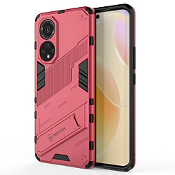 Coque en TPU anti-rayures avec béquille rose pour votre Huawei nova 9/Honor 50