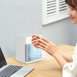 Avis Mini Climatiseur Portable Cooling Cooling Bedroom Cooler Humidifier White