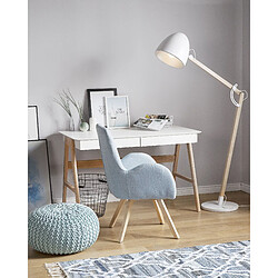 Beliani Lampadaire arc blanc HETTON