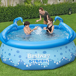 Piscine Gonflable pour Enfants Bestway OctoPool 274x76 cm avec 4 Tentacules Couleur Bleu avec Capacité de 3153 Litres pas cher