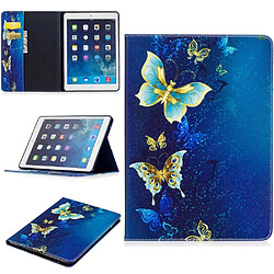 Etui en PU impression configuration support papillons élégant pour votre Apple iPad Air