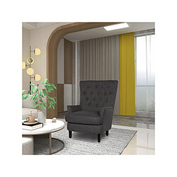 Habitat Et Jardin Fauteuil Arhus - 1 place - Gris foncé