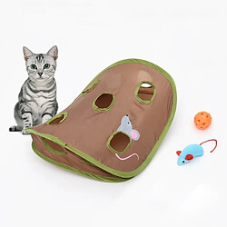 Wewoo Jouet pour Animaux Bâton drôle de trou de souris de de chat avec des cloches saisissant les jouets interactifs de de chasse de