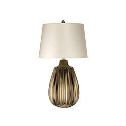 Elstead Lighting Lampe de table Newham Céramique Céramique Bronze / Abat-jour Perle