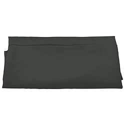 Avis vidaXL Tissu de remplacement pour parasol déporté anthracite 300 cm