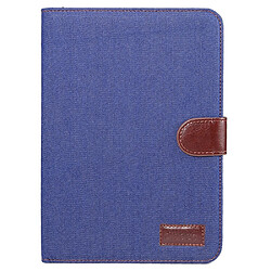 Etui en PU rigide bleu foncé pour votre Apple iPad mini (2021)