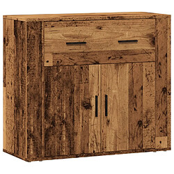 vidaXL Buffet vieux bois 80x33x70 cm bois d'ingénierie