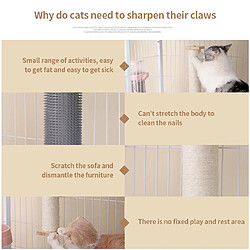 Avis Universal Grattoirs verticaux pour chats, cordes de chanvre résistantes, jouets pour chats.