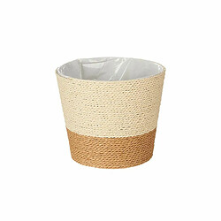 Ibergarden Cache-pot Marron Corde Plastique 19,5 x 17,5 x 19,5 cm (24 Unités)