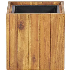 vidaXL Lit surélevé de jardin 24,5x24,5x25 cm Bois massif d'acacia