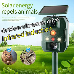 Répulsif à Ultrasons Solaire Anti-nuisible pour chiens et chats, tueur d'insectes, de cafards, de moustiques, d'oiseaux, mouches