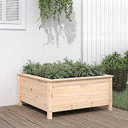 Maison Chic Jardinière,Bac à fleurs - pot de fleur 82,5x82,5x39 cm bois de pin massif -GKD77302