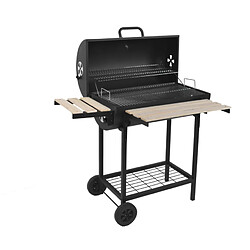 Avis Barbecue à charbon 76x33.5cm avec chariot - kentucky - RED DECO