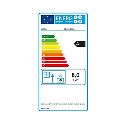 Poêle à granulés de bois 8kw gris - ODAYA8GRIS - SUPRA