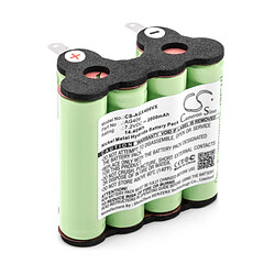 vhbw NiMH batterie 2000mAh (7.2V) pour aspirateur Home Cleaner robots domestiques AEG / Electrolux AG406, ZB4106WD