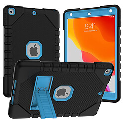 Coque en TPU avec béquille noir/bleu pour votre iPad 10.2 (2021)/(2020)/(2019)