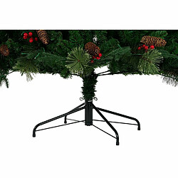 Sapin de Noël DKD Home Decor Rouge Vert Polyéthylène 140 x 140 x 210 cm