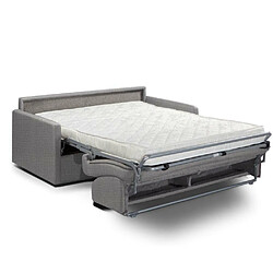 Inside 75 Canapé convertible PARADISO EXPRESS 140cm matelas 14cm gris silver