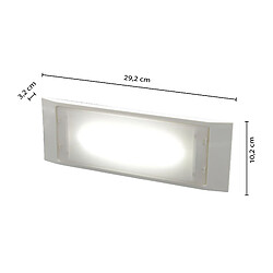 VELAMP HOLLY: Bloc de secours LED ultra fin, 140 lumen, 2h, IP65. Perm + non perm.