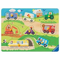 Ludendo Ravensburger - Mes premiers Puzzles en bois - En voiture