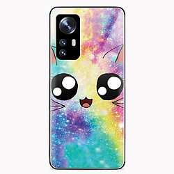 Coque en TPU anti-rayures Chat arc-en-ciel pour votre Xiaomi 12/12X