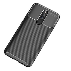 Wewoo Coque Souple Pour Xiaomi Redmi 8 Housse TPU antichoc en fibre de carbone de la série Beetle Series Marron pas cher