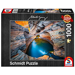 Schmidt Spiele- Mark Gray, Indigo, Puzzle de 1000 pièces, 59922, Coloré