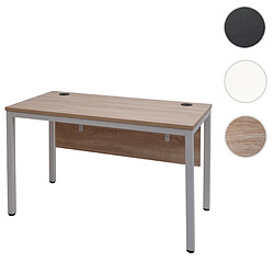 Mendler Bureau HWC-E94, Table de bureau informatique 120x60cm ~ naturel-blanc