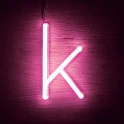 Ledkia Lettres Néon LED Rose K Rose