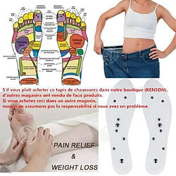 Tech Discount INN® Semelles magnétiques anti douleurs, anti transpirant pour perte de poids et le massage, semelles de santé pour hommes et femmes